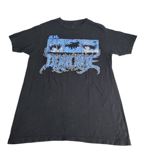 Ripple Junction Death Note L Metal T-Shirt Unisex Size Small Black Cotton Anime